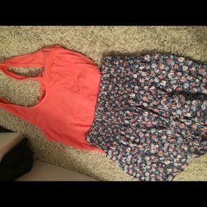 American eagle tank and high wasted bottoms